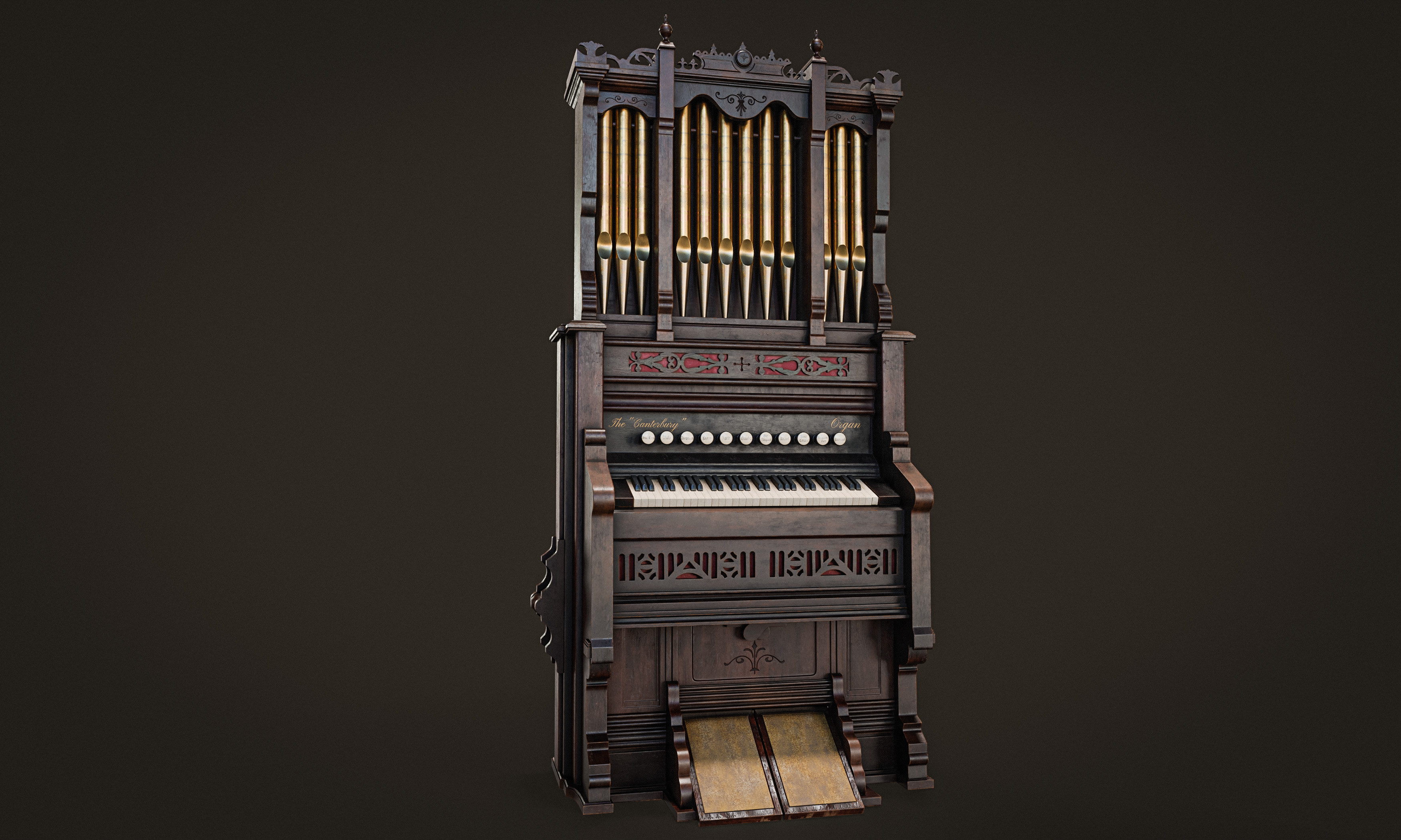 Antique Pipe Organ