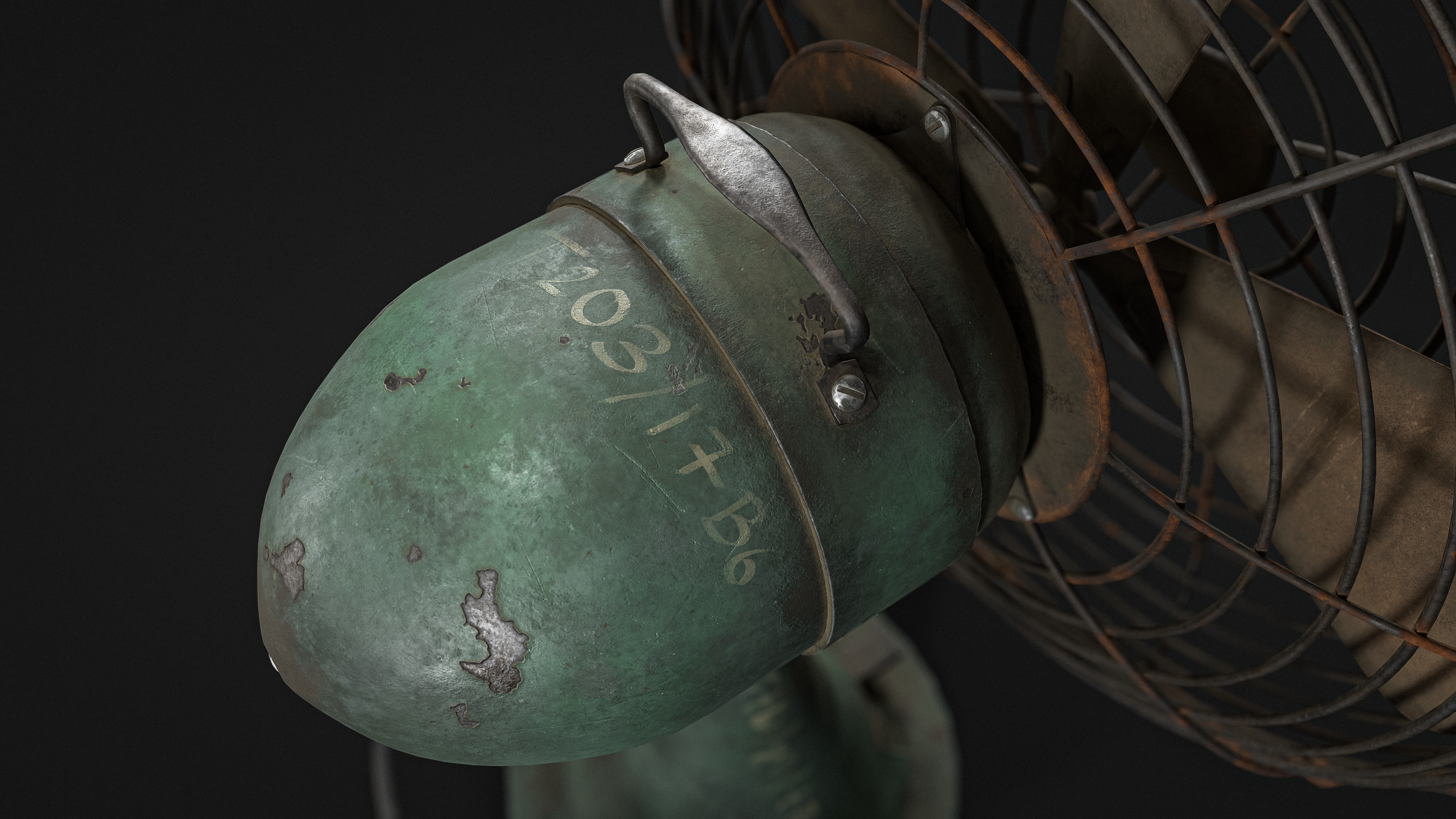 Old Rusty Table Fan